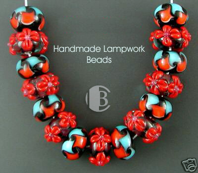 Combination Lampwork Glass Bead Sets