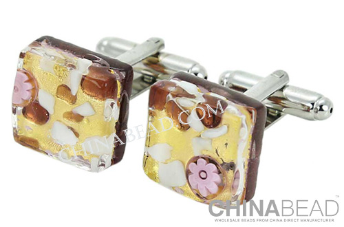 authentic murano glass cufflinks