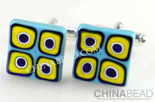 authentic murano glass cufflinks