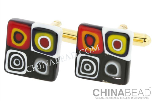 authentic murano glass cufflinks