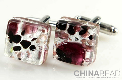 authentic murano glass cufflinks