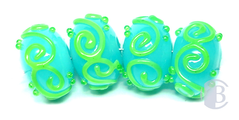 european style murano glass beads