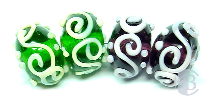 european style murano glass beads